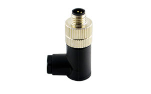 M8 assembled 90 degree right angle waterproof connector
