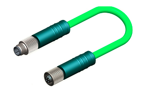 M5 male female waterproof connecting CABLE