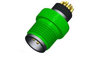 M12 plastic screw molded connectord connector
